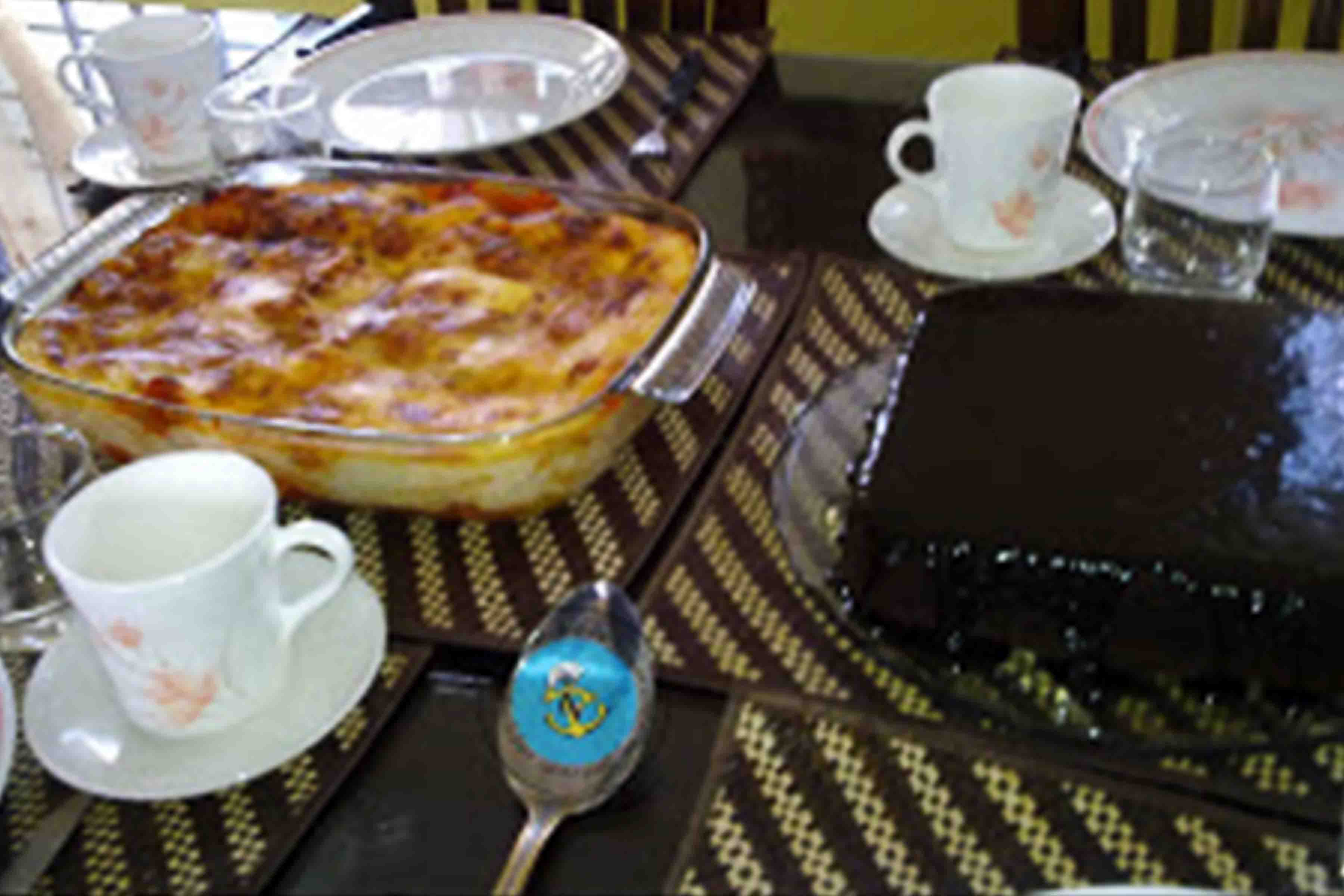 Lasagna Dan Chocolate Kek