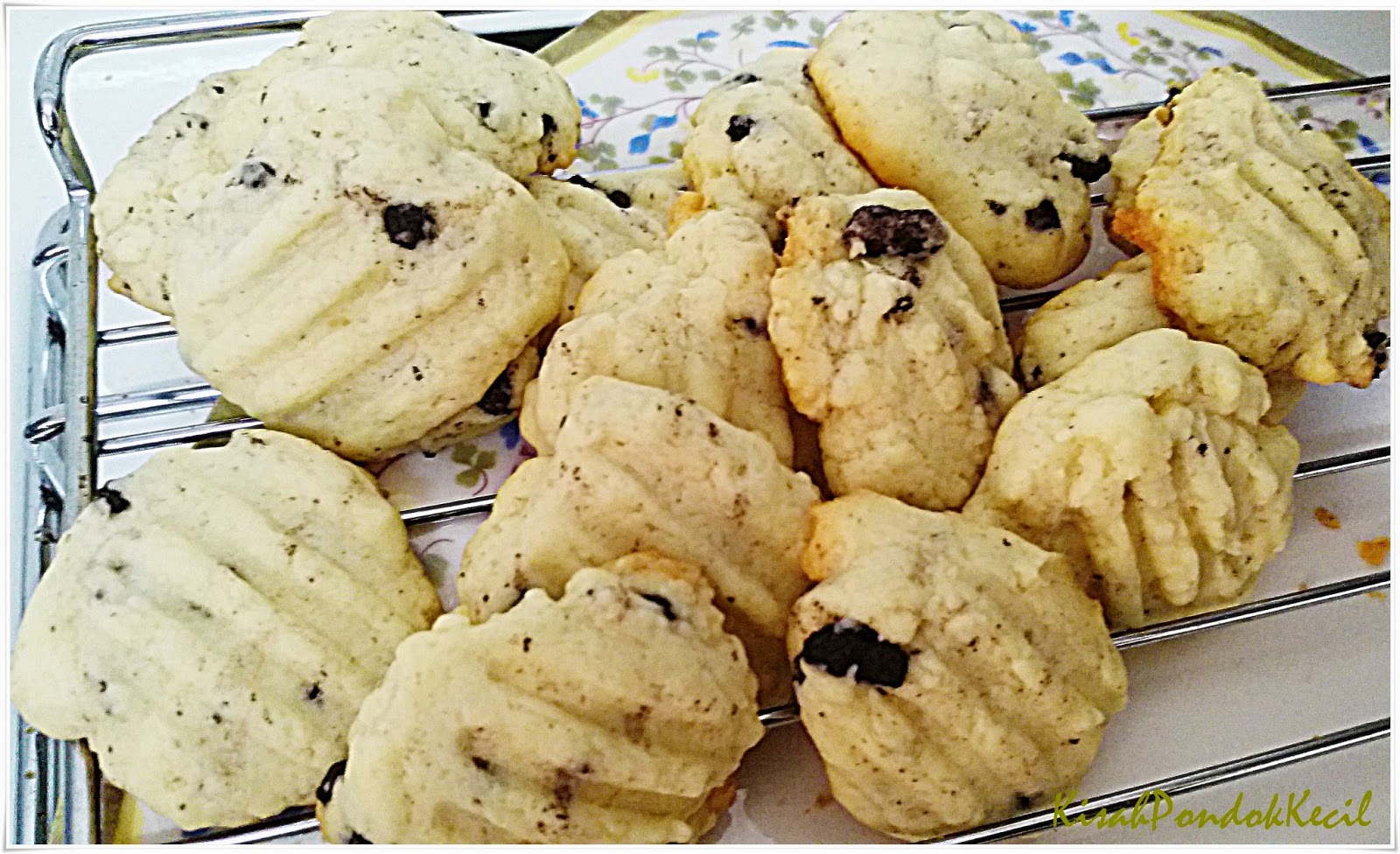 Vanilla Cookies Simple Kudapan Minum Petang