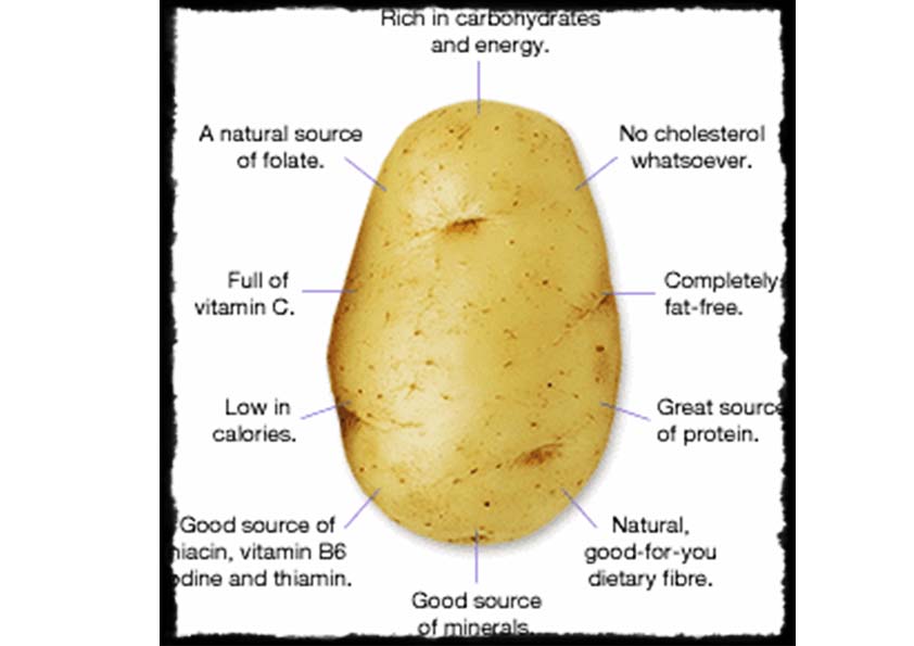 Khasiat Kentang Kuruskan Badan
