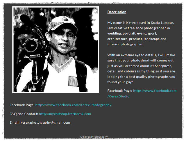 KEREX STUDIO & Perkhidmatan Fotografi