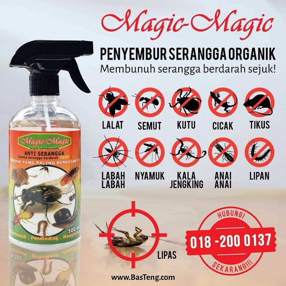Semburan Anti Serangga Magic Magic