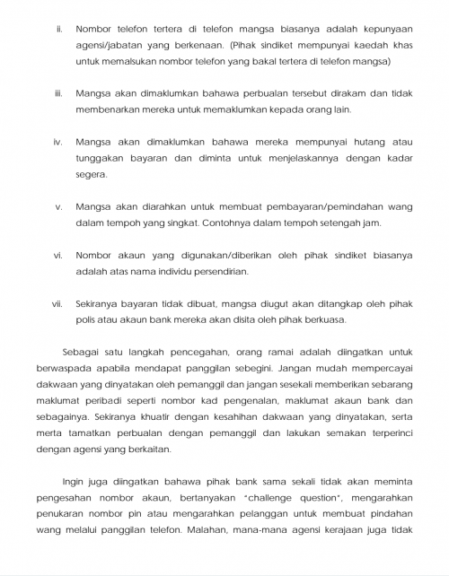 hati-hati ye korang dengan 'Scam Macau' Penipuan Melalui Telefon Kembali Aktif ..