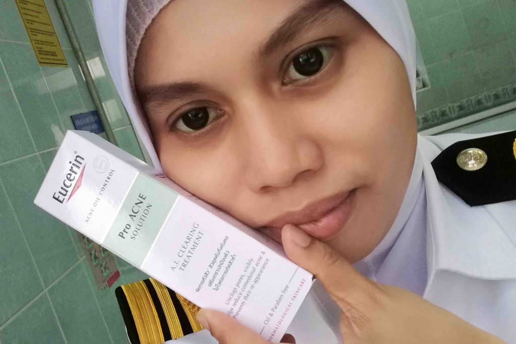 jerawat parut jerawat hilang dalam masa 14 Hari dengan Eucerin ProACNE Solution A.I. Clearing Treatment