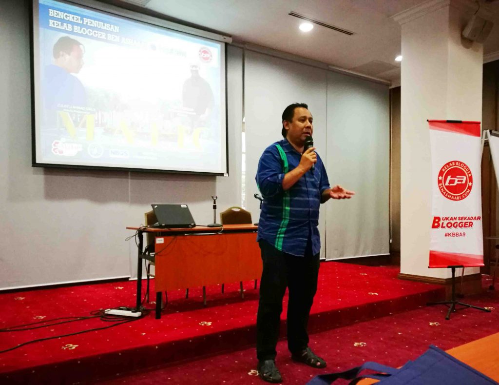 Teknik Asas Penulisan di Bengkel Penulisan Kelab Blogger Ben Ashaari