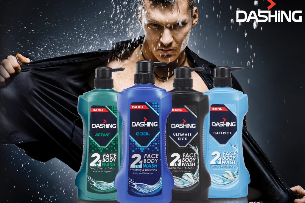 Mandian DASHING 2 in 1 Muka dan Badan Jimat Berbaloi