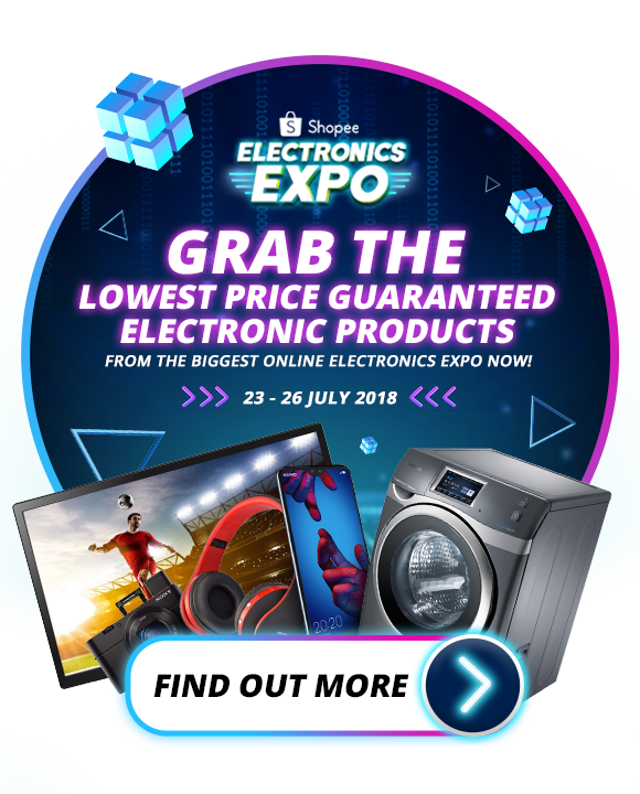 Dapatkan Potongan Harga Hangat di Ekspo Elektronik Shopee Julai Ini