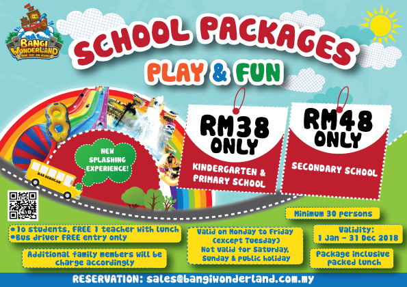 Promosi September 2018 Bangi Wonderland