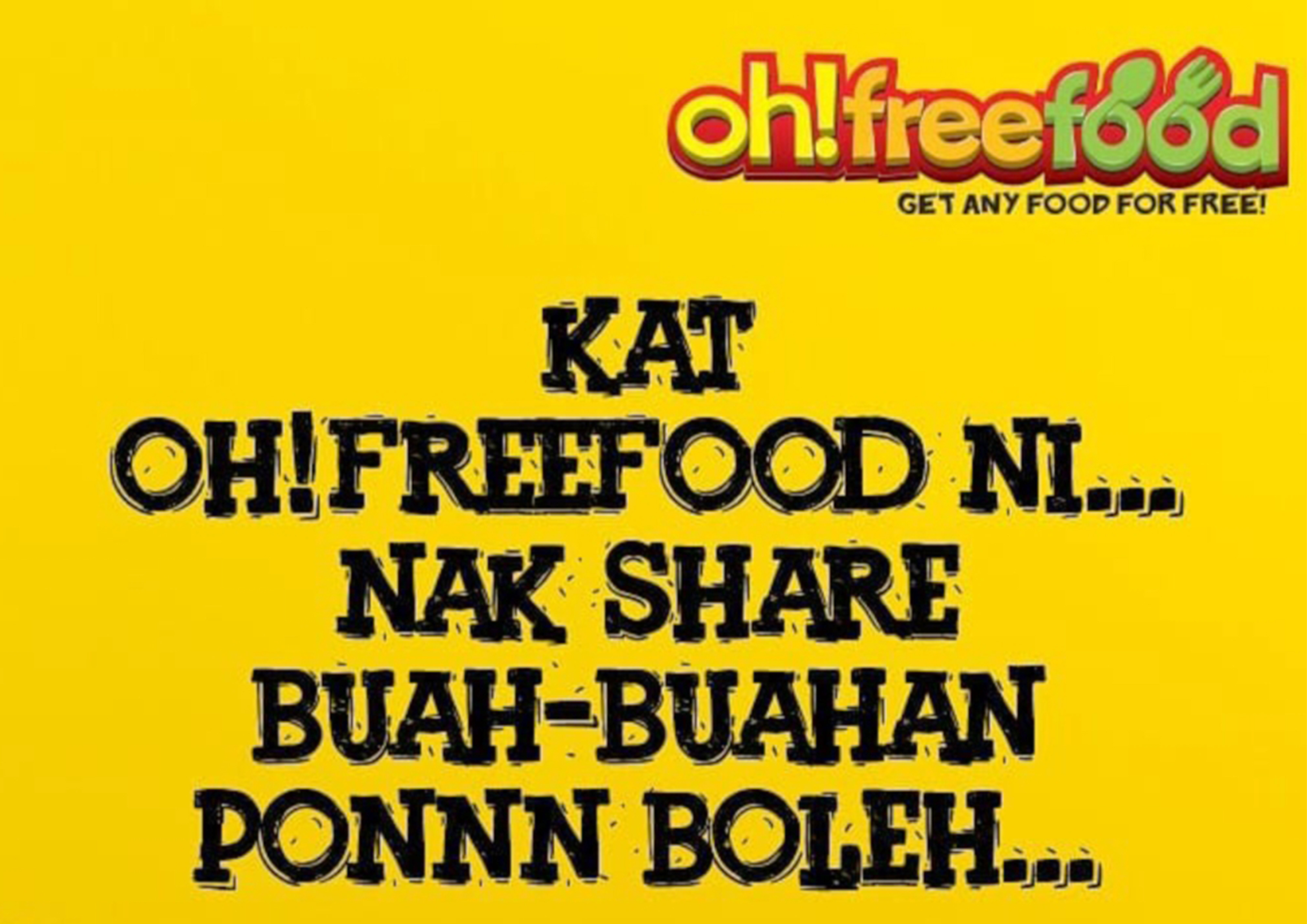 Oh Free Food Aplikasi Mudah Sumbang Makanan
