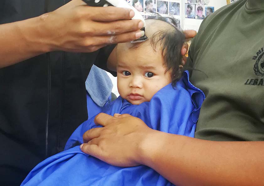 Pertama Kali Potong Rambut Di Kedai