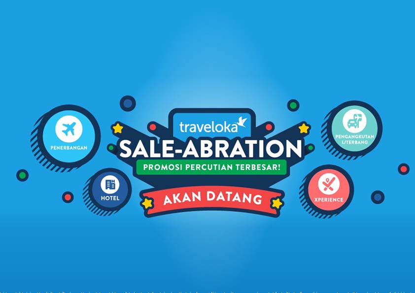 Traveloka Sale-abration Promosi Percutian Menjimatkan