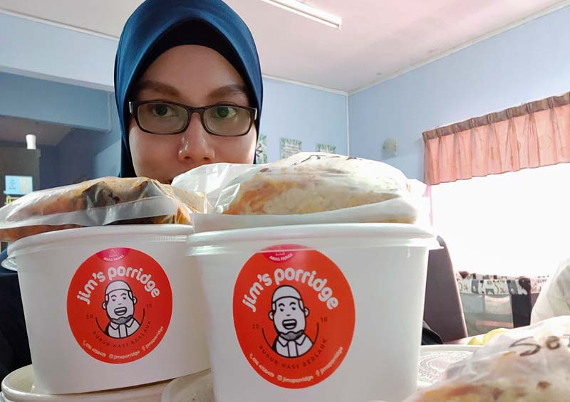 Jim’s Porridge Bubur Nasi Berlauk Sedap Banyak Pilihan