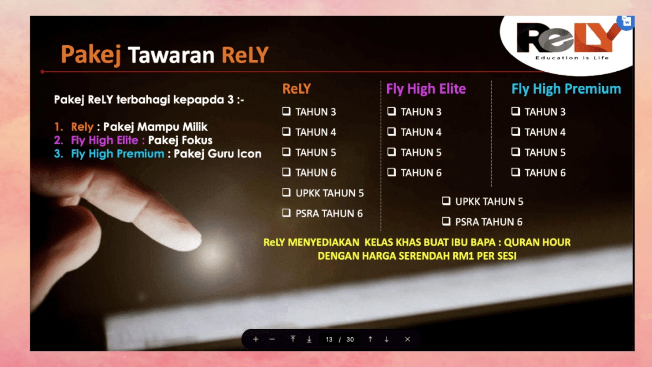 ReLY Aplikasi Online Tuisyen Terbaik