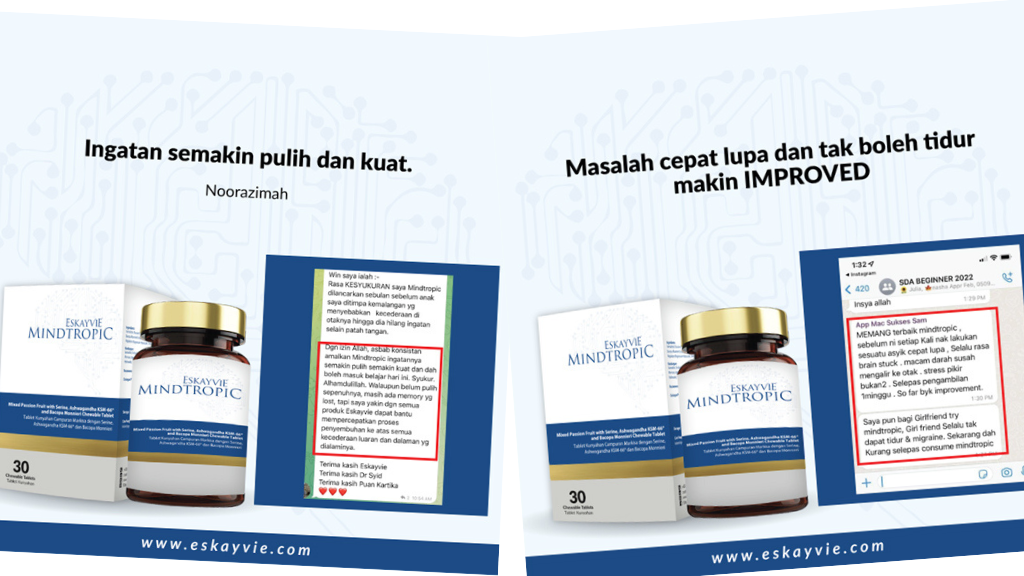 Cara Tingkat Kualiti Tidur Dengan Eskayvie Mindtropic