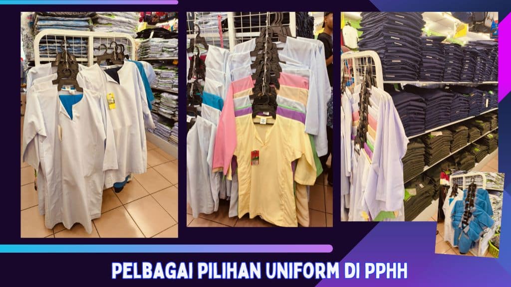 Pusat Pakaian Hari Hari Memeriah Kelengkapan Sekolah