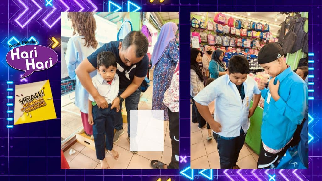 Pusat Pakaian Hari Hari Memeriah Kelengkapan Sekolah